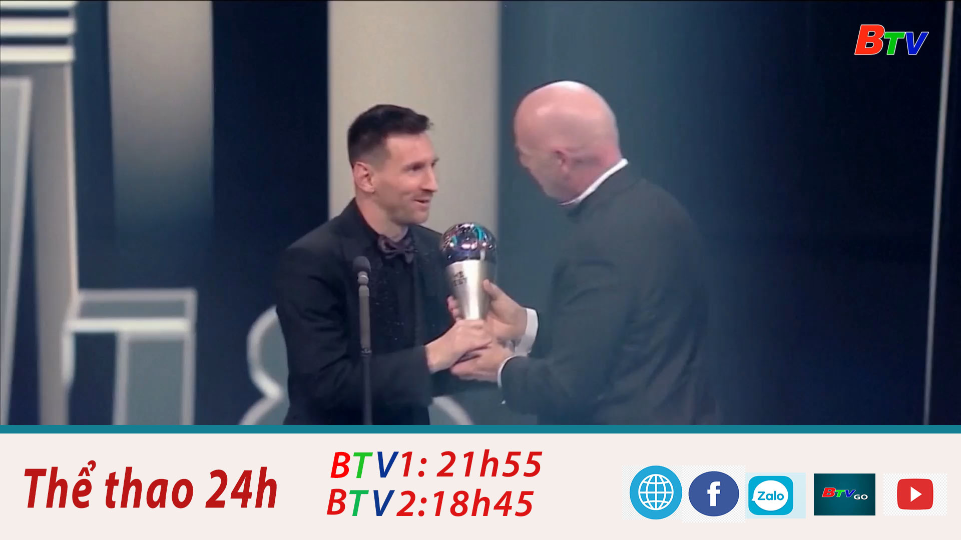 Messi đoạt The Best Fifa 2022